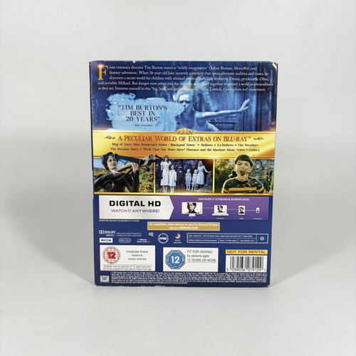 Miss Peregrine’s Home for Peculiar Children Blu-ray like new with English subtitles