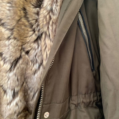 Zara coat used, brown and beige, size S