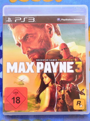 Max Payne 3 PlayStation 3 game like new, action shooter