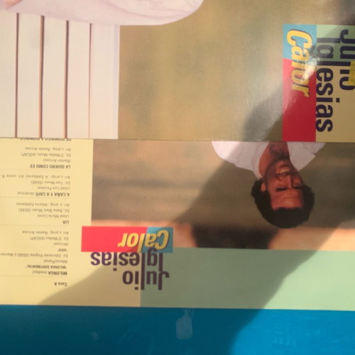 Julio Iglesias Calor vinyl LP album used
