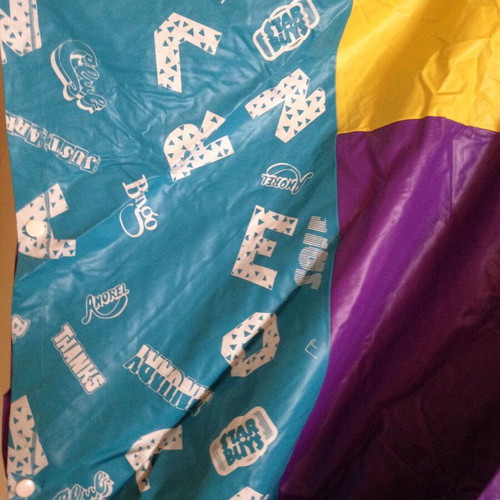 Anorel Kids Vintage 2000s waterproof poncho with hood, used