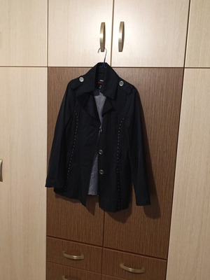 Miss Sixty women's spring jacket like new, black and gray
