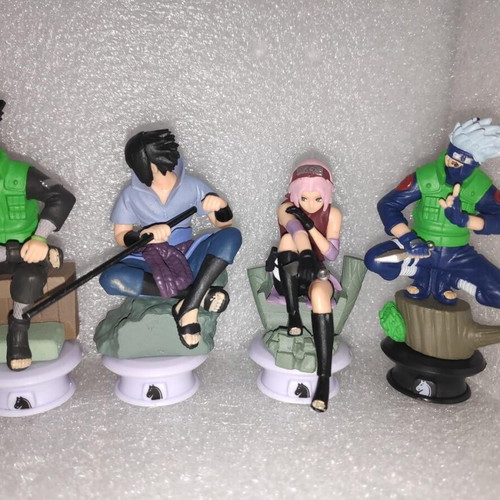 Naruto Shippuden anime figure set of 6, like new