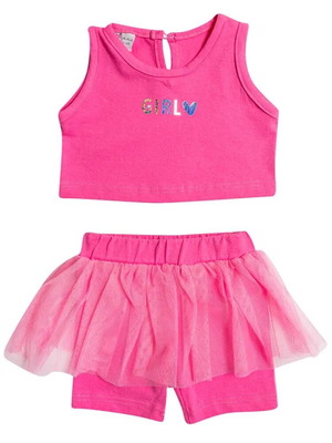 Set Top and Shorts with Tulle for 3-6 Months, New