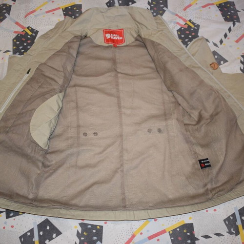 Fjallraven 2in1 G-1000 women's jacket and vest, size S, beige