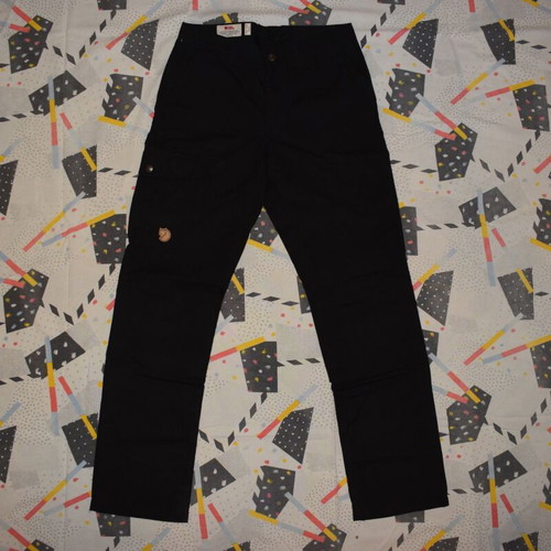 Fjallraven Ovik curved high waist trousers for women EU38 US29, black