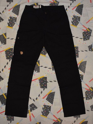 Fjallraven Ovik curved high waist trousers for women EU38 US29, black