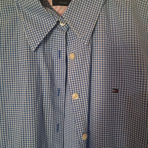 Tommy Hilfiger shirt used, size 42, white and blue