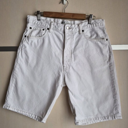 Zara men's white denim shorts like new, size M
