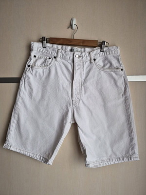 Zara men's white denim shorts like new, size M