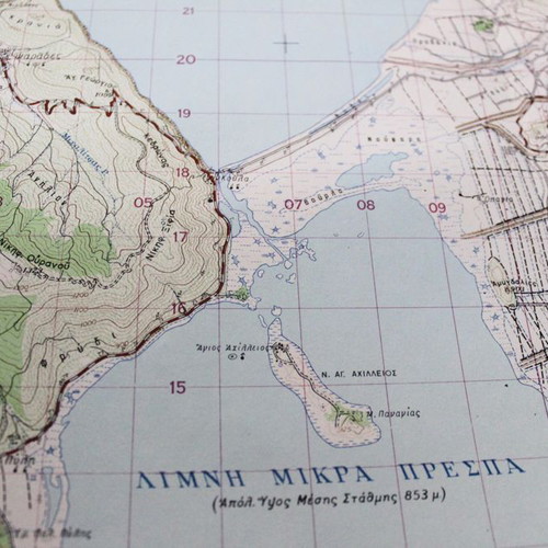 Antartikon Map 1970, like new, Greek Army Geographic Service