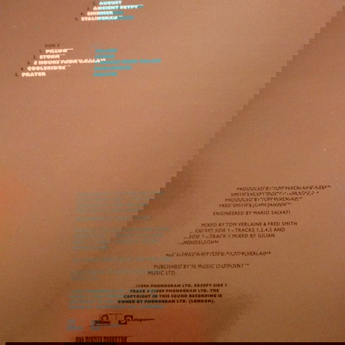 Tom Verlaine The Wonder LP μεταχειρισμένο, rock