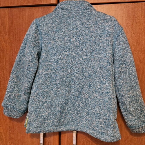 Dpam winter sweatshirt with fur lining used, blue, age 6