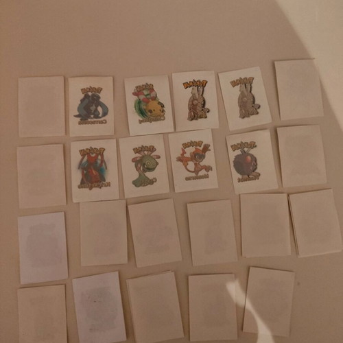 Pokémon collectible tattoo stickers like new, pack of 23 pieces