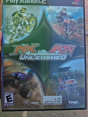 MX vs. ATV Unleashed game for PlayStation 2 like new