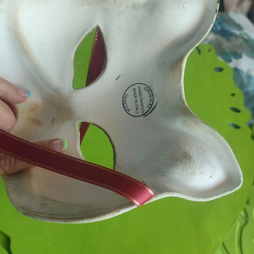 Hand-painted Venetian mask