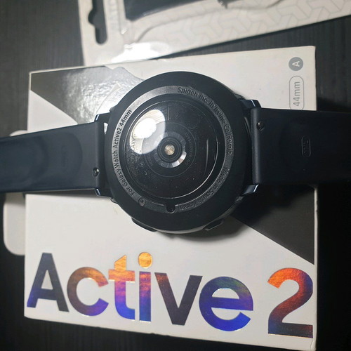 Samsung Galaxy Active 2 44mm smartwatch used with accessories
