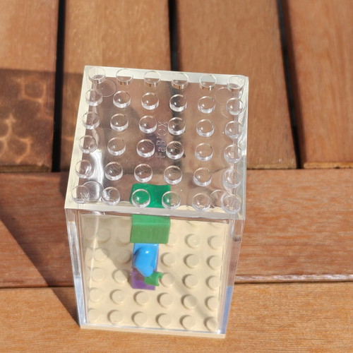 LEGO Minecraft Zombie minifigure in display box