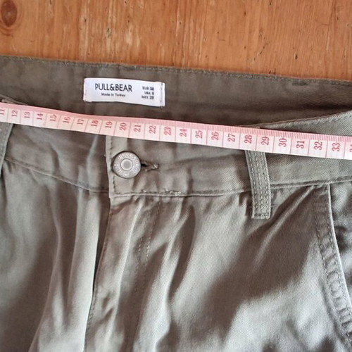 Παντελόνι Cargo Pull & Bear No 38 χακί σαν καινούργιο
