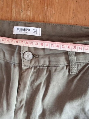 Παντελόνι Cargo Pull & Bear No 38 χακί σαν καινούργιο