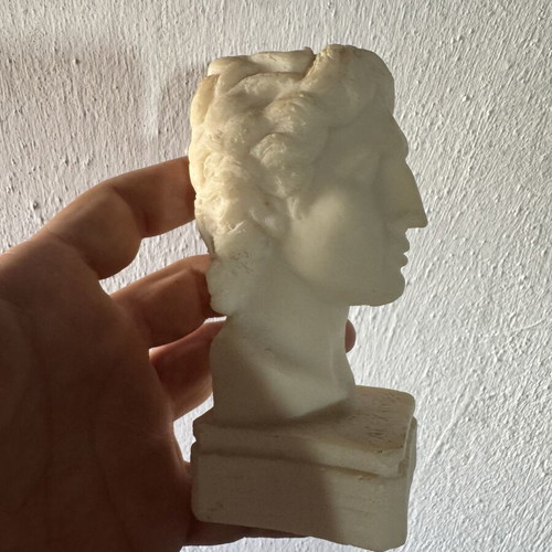 Decorative bust sculpture of Alexander the Great, hand made