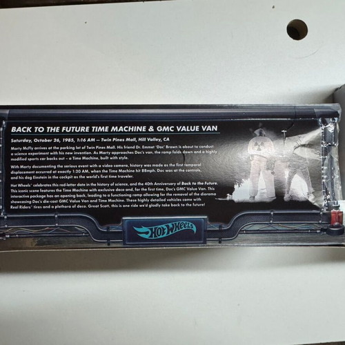 Hot Wheels SDCC Back to the Future Team Transport