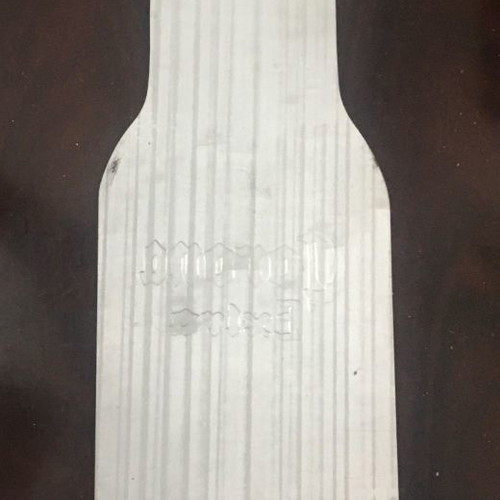 Corona metal promotional sign used