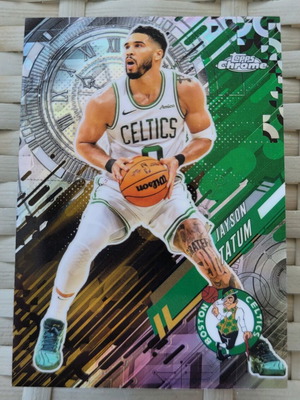 Topps Chrome 2025 26 Jayson Tatum Go Time Refractor like new