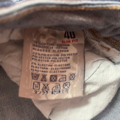 Jean True Man 3XL blue elastic pants like new