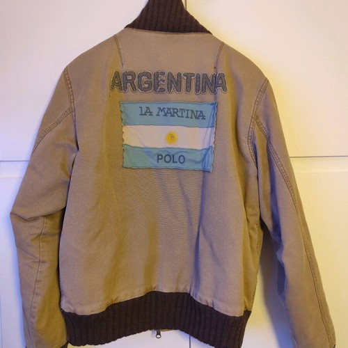La Martina beige jacket like new, fits medium size