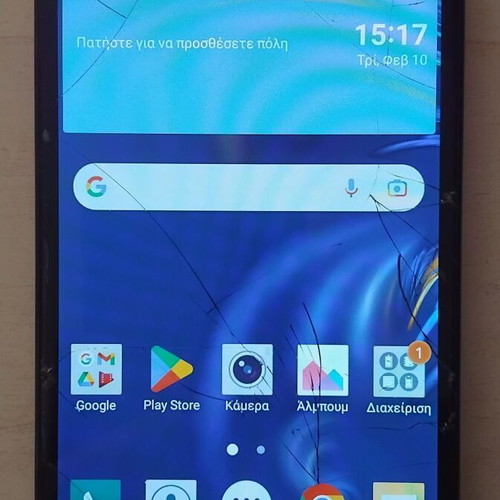 LG K10 MS428 used with broken screen glass, functional