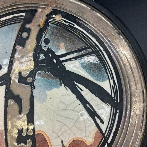 Φωτόπουλος μεγάλο συλλεκτικό κεραμικό πιάτο 38cm μεταχειρισμένο