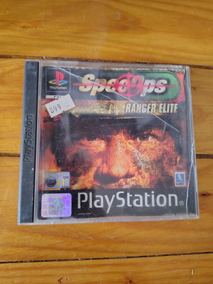Spec Ops Ranger Elite PlayStation PS1 game used, missing manual, cracked case