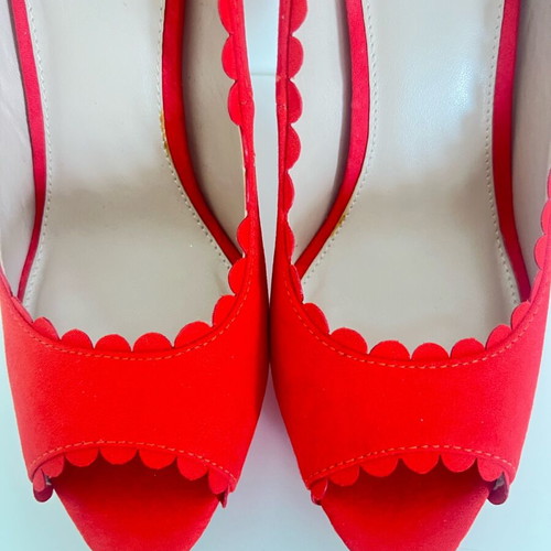 Kurt Geiger stiletto sandal red like new, size 39