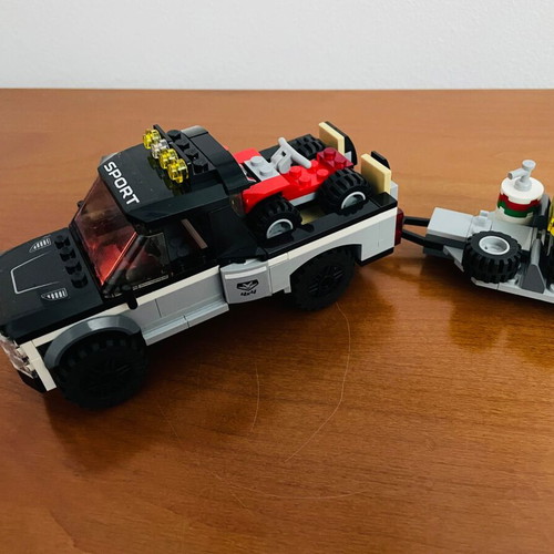 Lego City 60148 ATV Race Team used, truck and 2 ATVs