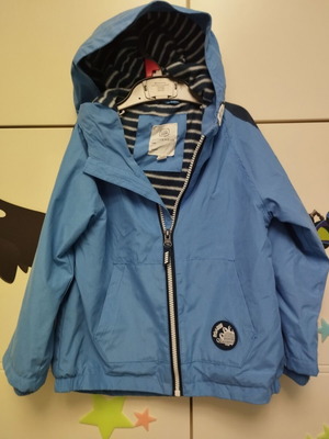 Μπουφάν λεπτό με φλις για 3 ετών, σαν καινούργιο, μπλε