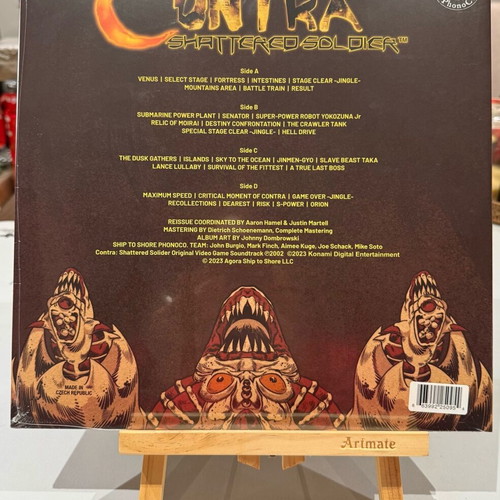 Contra Shattered Soldier Original Soundtrack vinyl new, 2xLP transparent yellow