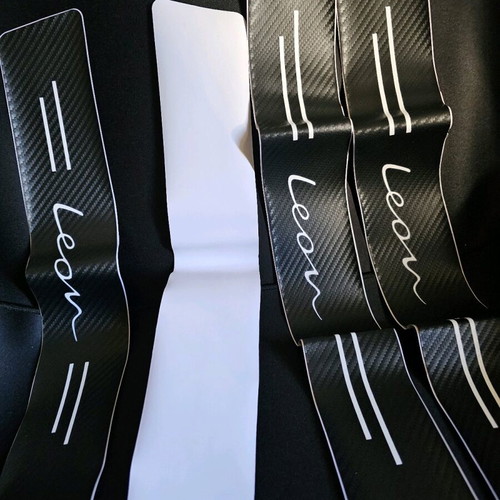 Carbon stickers for Seat Leon, 4 pieces, new