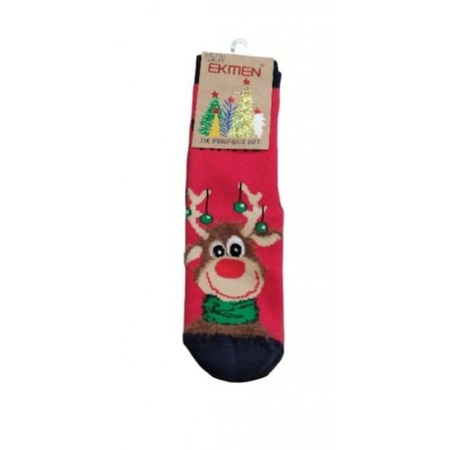Children's Christmas slipper sock new, red, size 31-34