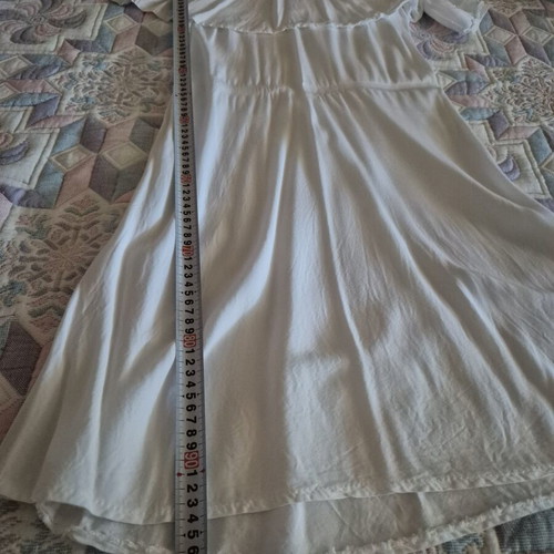 Off Shoulder Dress white, used, Tencel 100%