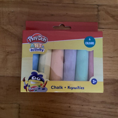 Play Doh chalk 6 colors new