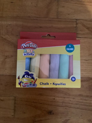 Play Doh chalk 6 colors new
