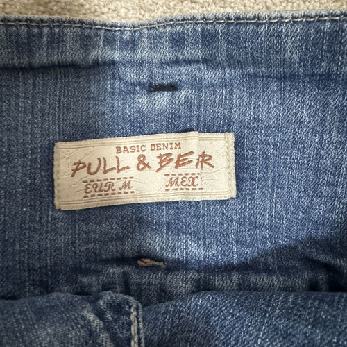 Pull & Bear Basic Denim skirt like new, size M, blue