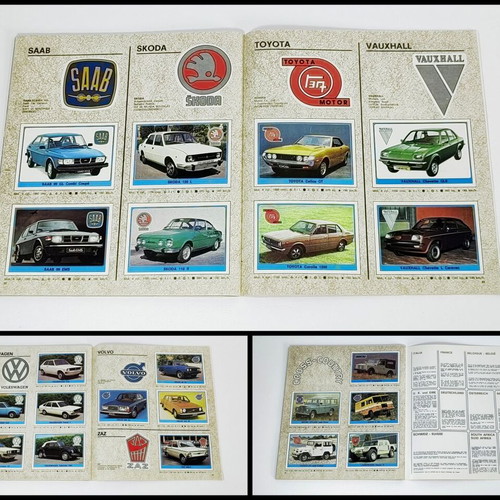 Super Auto Panini 1977 sticker album like new, rare vintage
