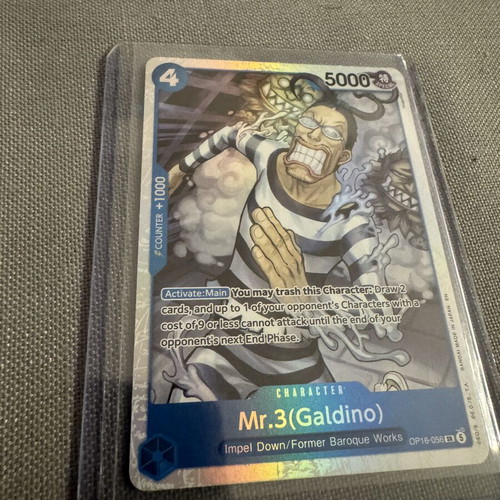 One Piece TCG Mr.3 (Galdino) card OP16-056