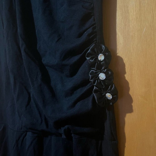 M Spray Black Wrap Dress like new, size M, Greek made