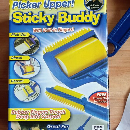 Hair removal and cleaning device used
