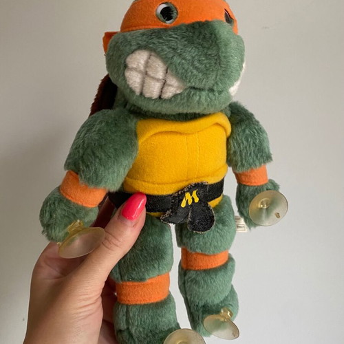 Teenage Mutant Ninja Turtles Michelangelo plush toy 1989 used
