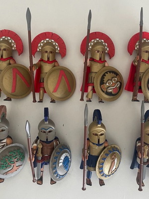 Playmobil οπλίτες μεταχειρισμένοι, custom φιγούρες