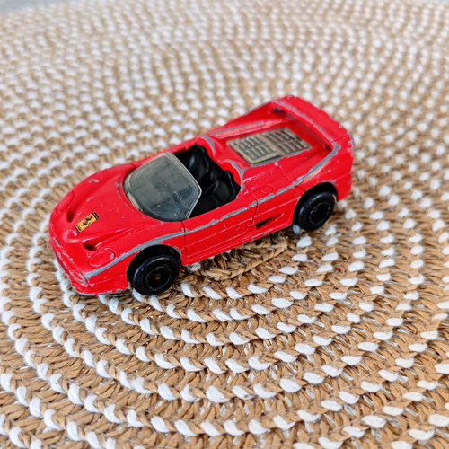 Majorette Ferrari F50 1:60 diecast car used, vintage model No204
